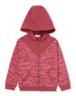 Cardigan con cappuccio con stampa zebra PAJOHAUJOG4 / 22W901D6JGH718