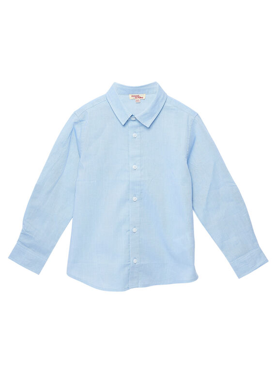 Camicia bambino azzurra JOESCHEM1 / 20S90262D4GC218