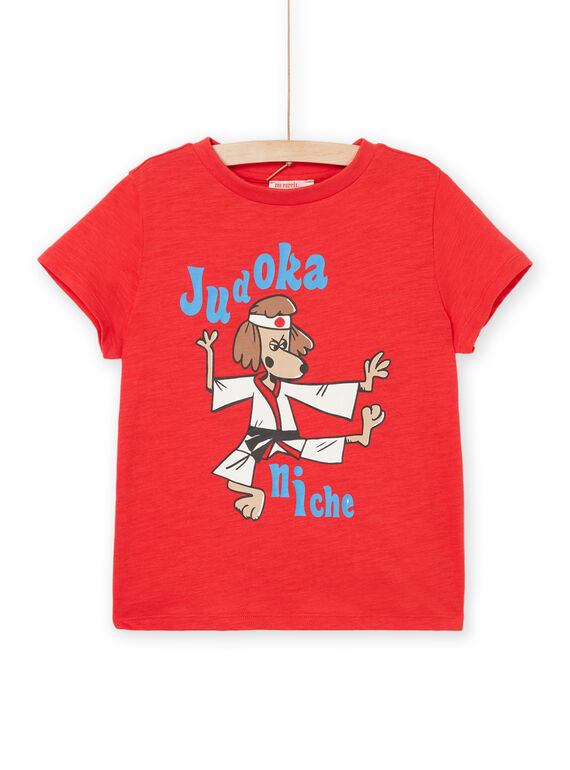 T-shirt con motivo judoka ROJOTI1 / 23S90282TMCF518