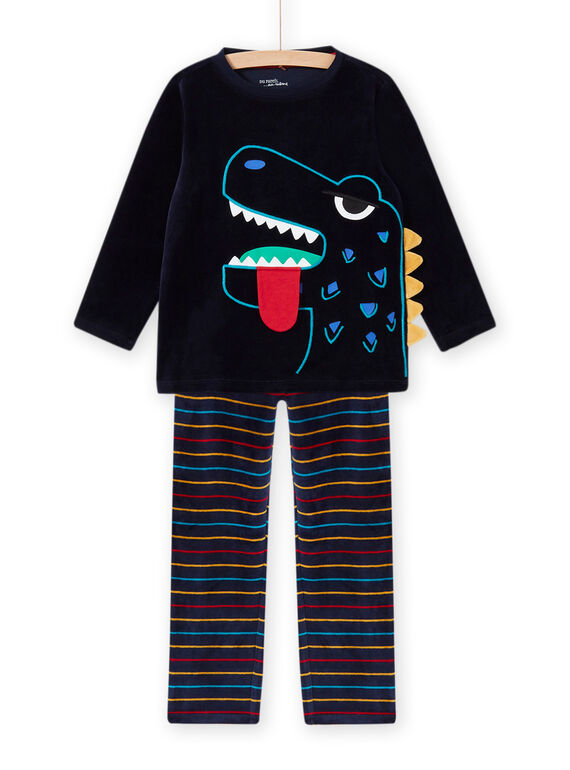Completo pigiama con motivo dinosauro fosforescente bambino MEGOPYJDIN / 21WH1293PYJ705