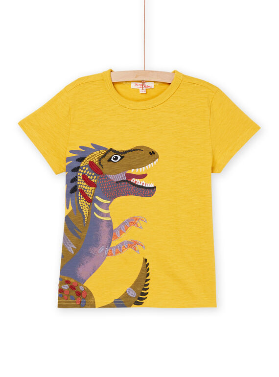 T-shirt con stampa dinosauri multitecnica ROMAGTI3 / 23S902T4TMC106