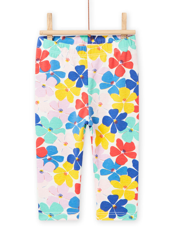 Leggings con stampa a fiori colorata neonata NYILULEG / 22SI09P1CAL001