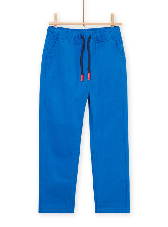 Pantaloni blu con elastico in vita RONAUPAN / 23S902N1PANC238