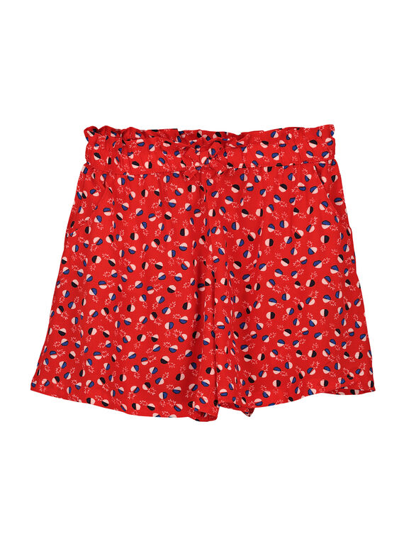 Shorts taglio morbido fantasia bambina FATOSHORT1 / 19S901L1SHO099