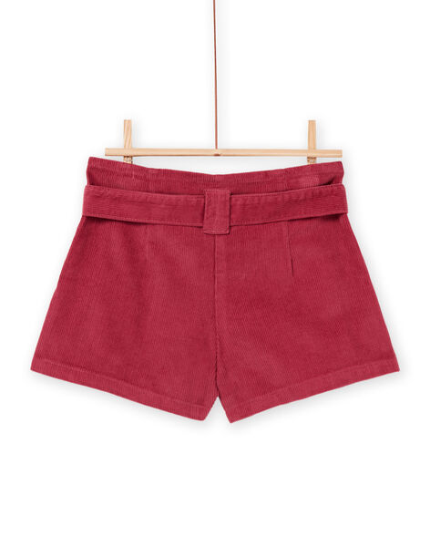 Shorts in velluto millerighe con cintura PAPRISHORT / 22W901P1SHO718