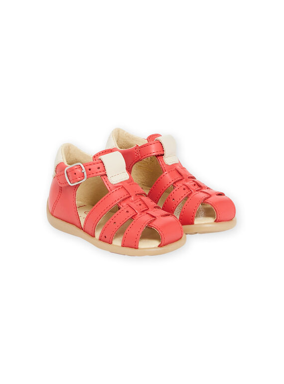 Sandali rossi neonato NUSANDSAPHIR / 22KK3846D0E050