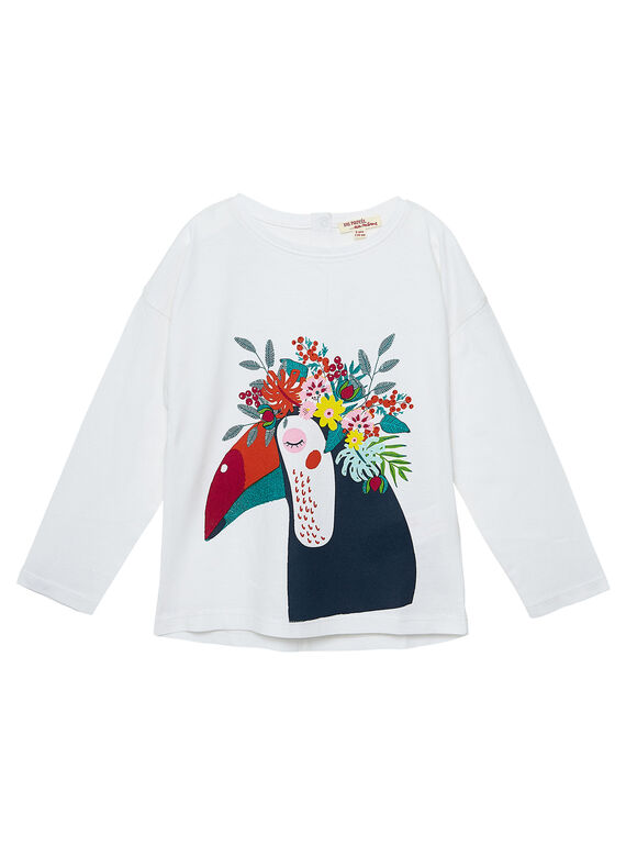 T-Shirt Maniche Lunghe Ecrù JACLOTEE2 / 20S90112TML001