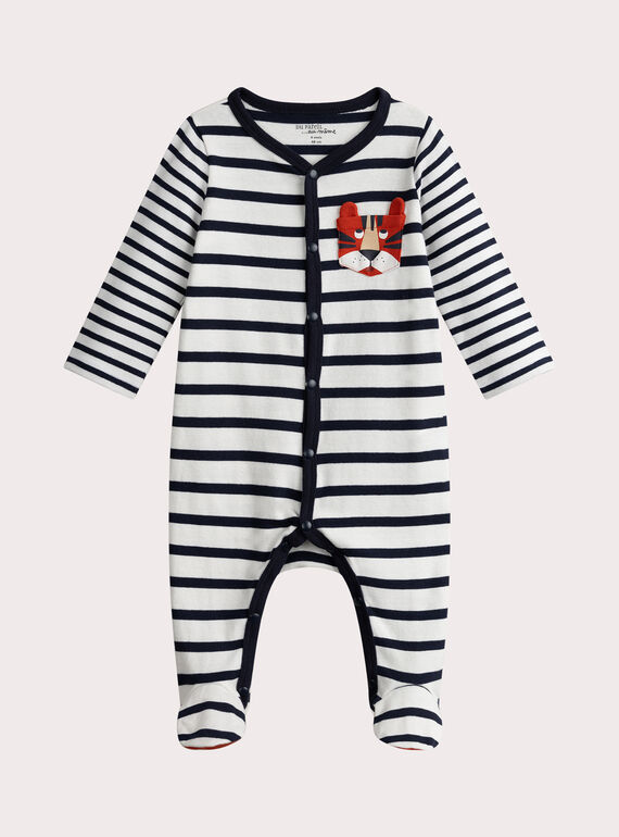 Tuta a strisce per neonato  VEGAGREMAR / 24WH1475GRE001