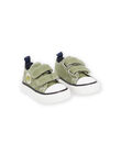 Sneakers in tela kaki con patch dinosauro RUTOILDINO / 23KK3872D16604
