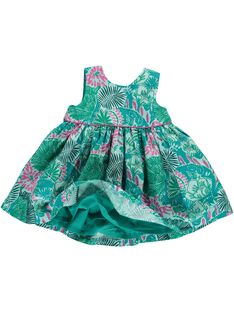 Baby girls' sleeveless dress CIDOUROB2 / 18SG09J2ROB099