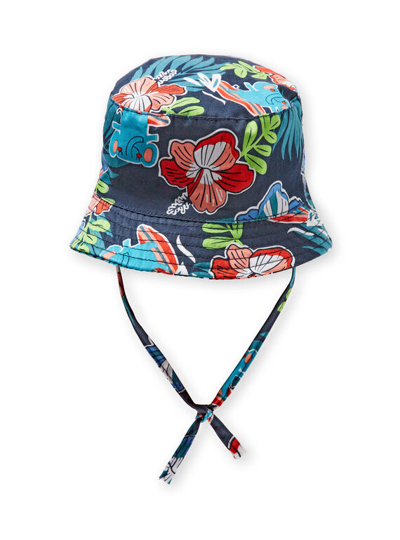 Cappello navy con stampa a fiori neonato LYUBONCHA / 21SI10W1CHA717