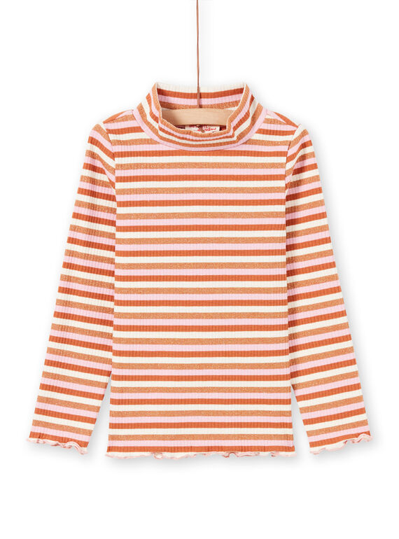 Dolcevita a maniche lunghe a righe colorate bambina MACOMSOUP / 21W901L1SPL420