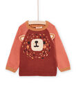 Maglia con stampa PUPRAPUL / 22WG10S1PUL501