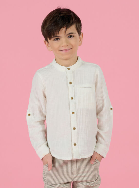 Camicia in garza di cotone RONEOCHEM / 23S902O2CHM000
