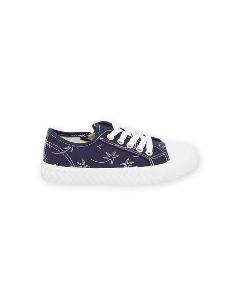 Sneakers in tela con stampa fantasia ROTOILBLUE / 23KK3673D16070
