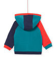 Cardigan con cappuccio multicolore PUPRIGIL / 22WG10P1GIL060