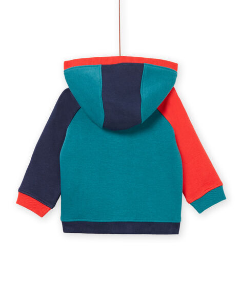 Cardigan con cappuccio multicolore PUPRIGIL / 22WG10P1GIL060