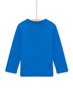 T-shirt blu medio con motivo grafico bambino NOJOTEE3 / 22S90272TML208