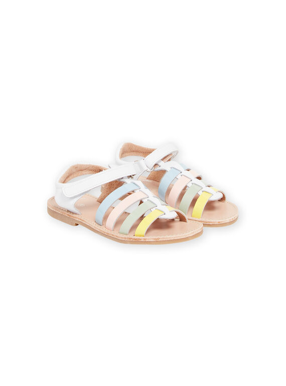Sandali bianchi bambina NASANDMARILOU / 22KK3547D0E000
