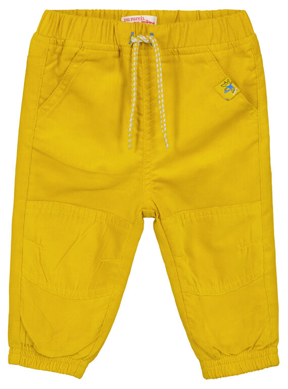 Pantaloni velluto zafferano neonato GUJOPAN2 / 19WG1033PAN109