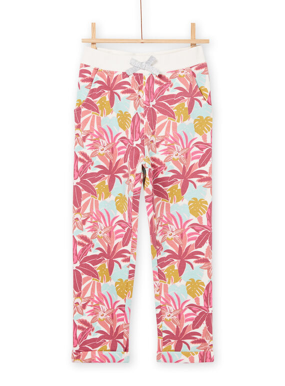 Pantaloni sportivi con stampa fiori RAJOBAJOG3 / 23S90173JGB001