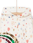 Felpa con cappuccio con stampa fantasia RAPURSWEA / 23S901L1SWE001