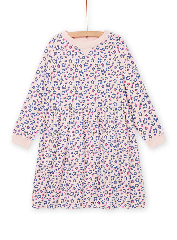 Abito rosa cipria bambina NAJOROB3 / 22S90173ROBD327