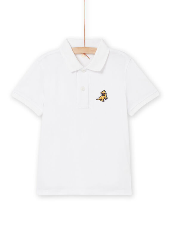 Polo piqué con patch dinosauro ROJOPOL4 / 23S90271POL000