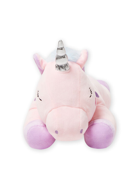Peluche unicorno rosa con cuoricini viola JLicorne rose / 20T8GF1BPE2099