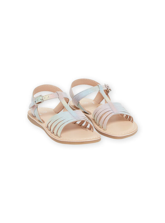 Sandali alla schiava multicolore bambina NASANDOLI / 22KK354GD0E956