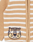 Cardigan con stampa a righe RUNEOGIL / 23SG10O1GILA014