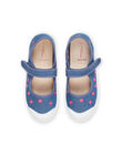 Scarpe baby in tela con stampa margherite RATOILPAQ / 23KK3571D17C201