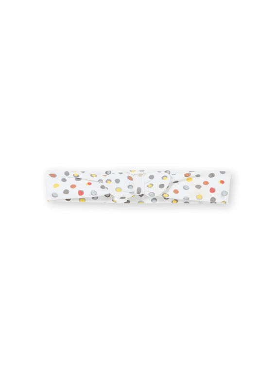 Fascia fiocco in jersey con stampa pois LOU1BAN / 21SF40H1BAN000