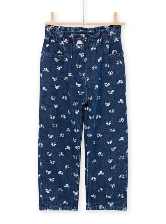 Jeans con stampa arcobaleno RAPURPANT1 / 23S901L2PAN703