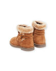 Stivaletti in crosta di pelle con collo imbottito PABOTTRESS / 22XK3591D10804
