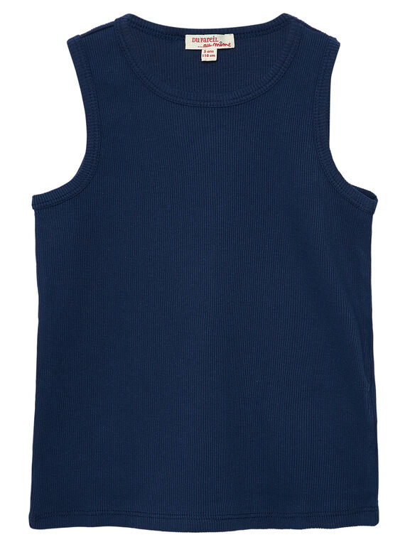 Canottiera bambino a costine navy JOESDEB2 / 20S90263D27070
