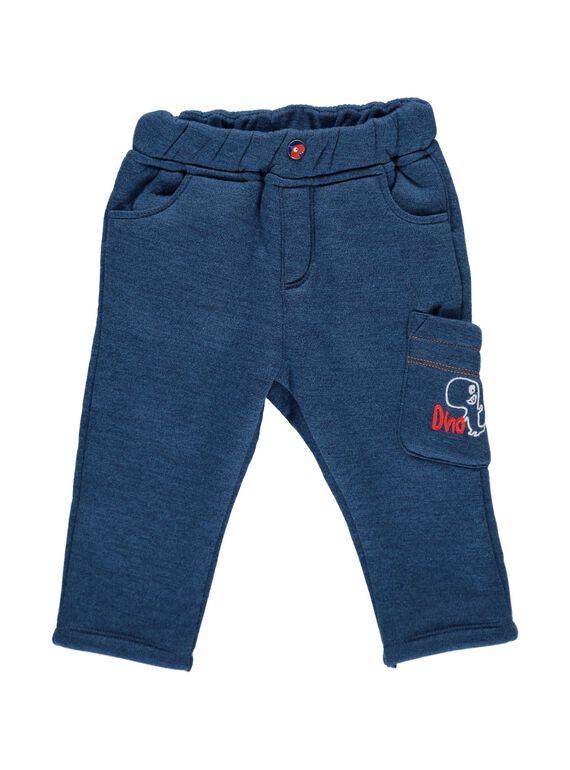 Baby boys' sherpa lined fleece trousers DUPINPAN1 / 18WG10P1PAN099