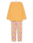 Pigiama lungo con motivo giraffa 3 pezzi PEFAPYJGIR / 22WH1162PYGB107