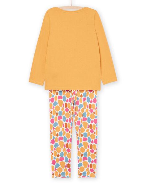 Pigiama lungo con motivo giraffa 3 pezzi PEFAPYJGIR / 22WH1162PYGB107