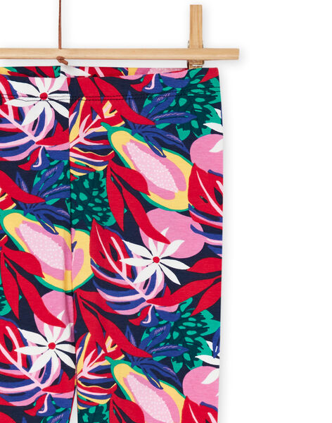 Leggings multicolore con stampa a fiori RYANAULEG1 / 23SI01N1CAL070