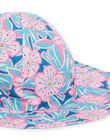 Cappello petrolio con stampa a fiori neonata NYIFICCHA / 22SI09C4CHA215