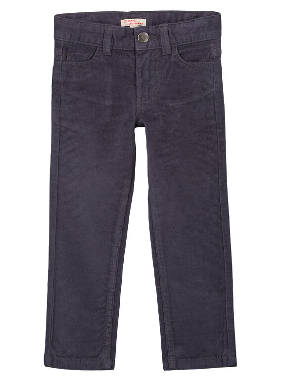 Pantaloni in Velluto Grigi Regular GOJOPAVEL2 / 19W90231D2BJ912
