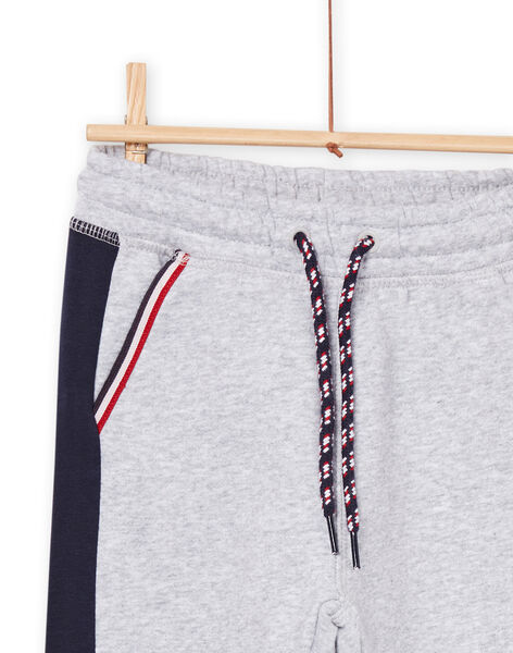 Pantaloni sportivi grigio melange e blu POJOJOB3 / 22W902D2JGBJ922