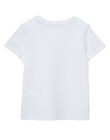T-shirt maniche corte bambino tinta unita bianca JOESTI1 / 20S90262D31000