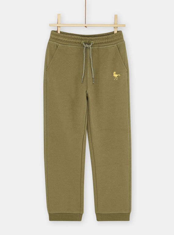 Pantaloni sportivi verde bambino SOJOJOB4 / 23W902B1JGBG631
