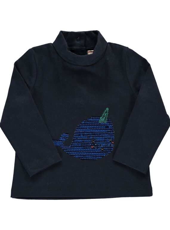 Girls' sequin polo neck DINAUSOUP / 18WG09G1SPL705