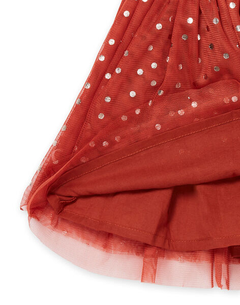 Gonna in tulle con stampa a pois PAPRAJUP2 / 22W901S1JUP410