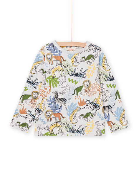 T-shirt con stampa giungla POMOTEE1 / 22W902N4TMLJ925
