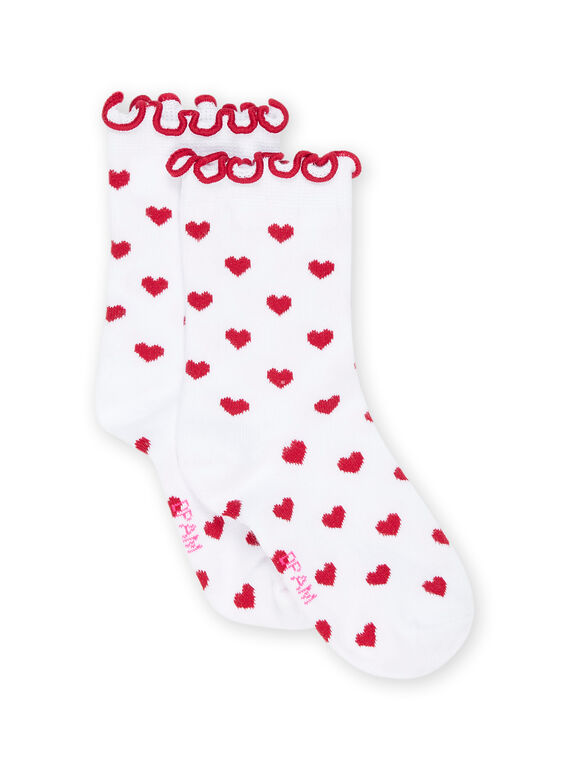 Calze con stampa cuori RYAJOSCHO3D / 23SI0175SOQ000