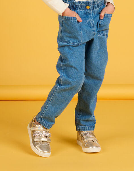 Jeans paper bag con elastico in vita PAMOJEAN / 22W901N1JEAP274